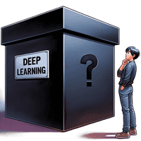 an image showing the black box of deep learning